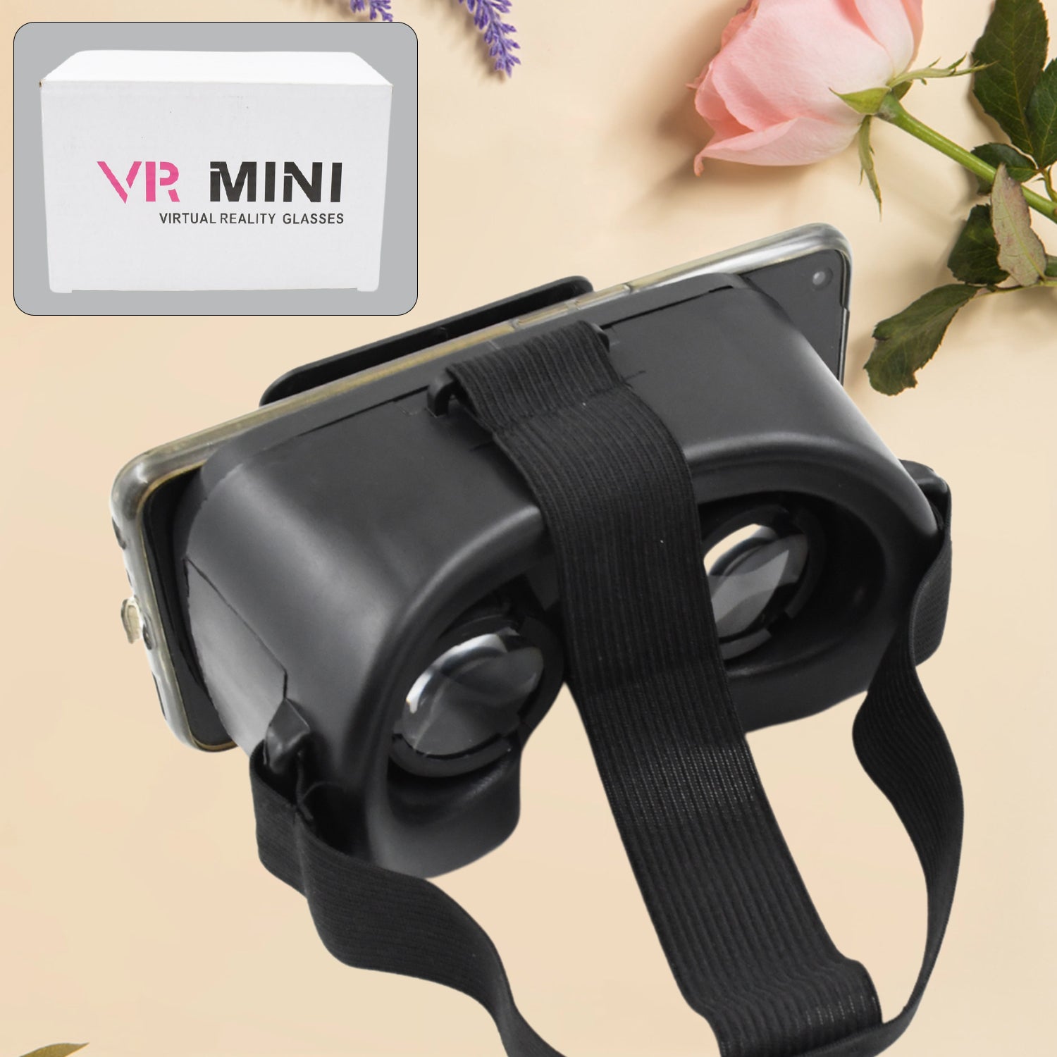 3D VR Glasses Virtual Reality Goggles Headset for All Smartphone VR Goggles-For 3D VR Movies Video Games (1 Pc) 3D VR Glasses Virtual Reality Goggles Headset for All Smartphone VR Goggles-For 3D VR Movies Video Games (1 Pc)